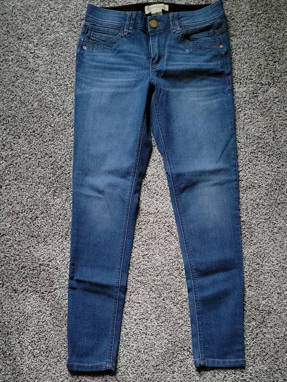 Democracy Ab-solution Medium Blue Mid-rise Skinny Stretch Jeans